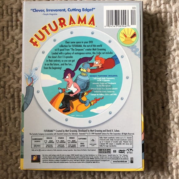 NWOT Futurama volume one 3-CD set - Picture 2 of 7